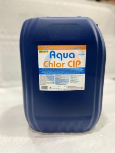 Средство "AquaChlor" щелочное моющее средство с хлором для CIP мойки "Даерг Рус" 23кг 1/26